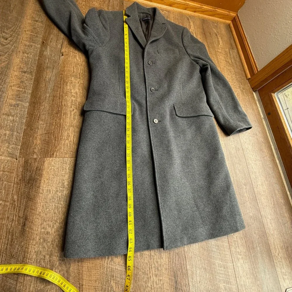 Lands’ End Men’s Wool Over Coat Sz 40 Tall - Picture 7 of 13